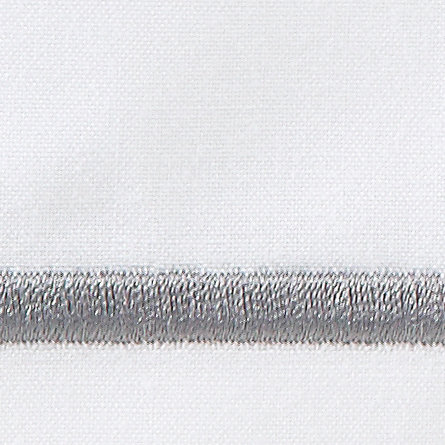 Melody 420 Thread Count 100% Cotton Sateen Flat Sheet, King Flat Sheet, Pearl