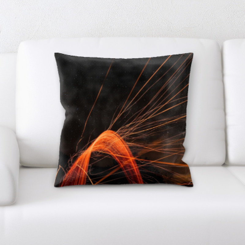 Microsuede Throw Pillow