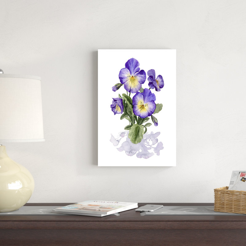 Viola Pansies I, H 18 po x l 12 po