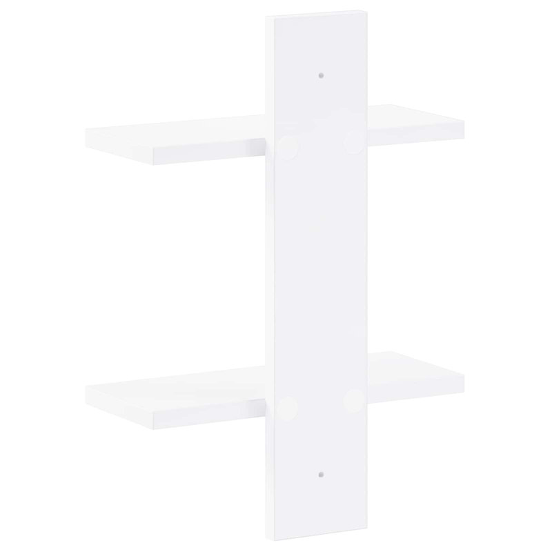 Engineered Wood Wall Shelf, White