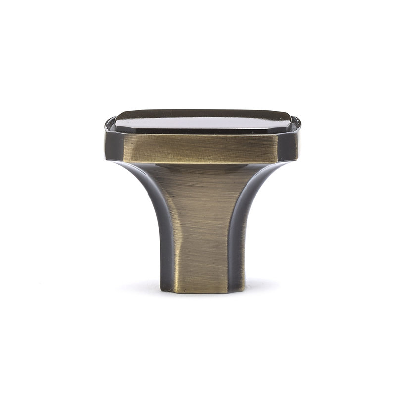Expression Square Knob, Antique English
