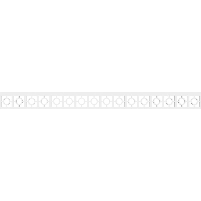 Koroluck Architectural Grade PVC Running Trim, 4" H x 48" W x 0.63" D