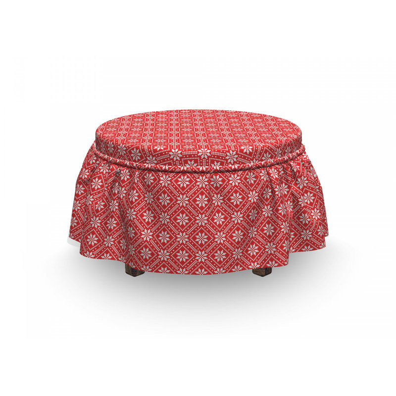 Housse pour repose-pieds à motif traditionnel ukraine