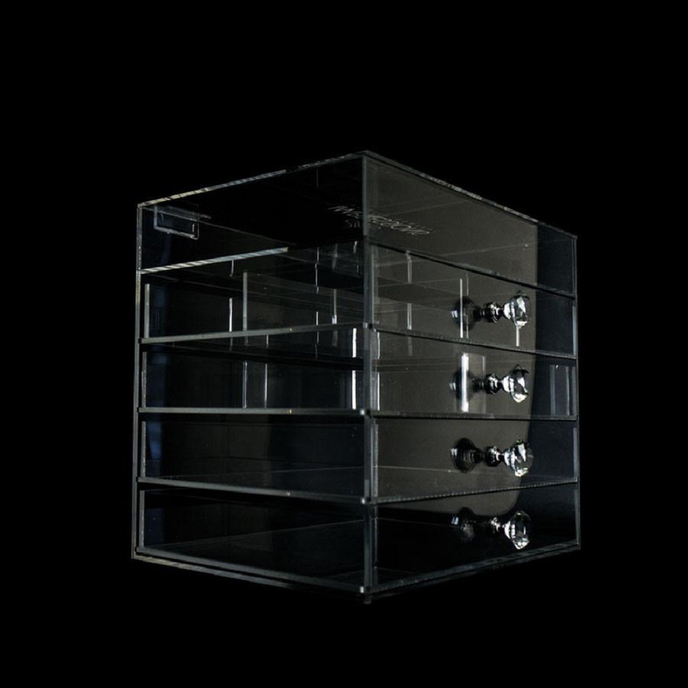 Rebrilliant Diamond Collection 5 Tier Acrylic Makeup Organizer with