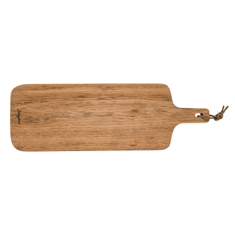 Small Oak Wood Cutting and Serving Board with Handle