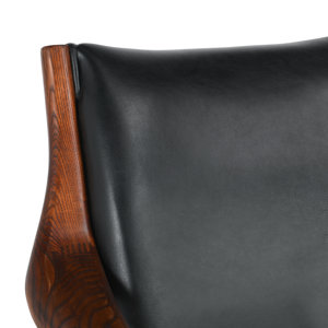Whitfield Genuine Leather Armchair & Reviews | Birch Lane