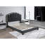 Lit plateforme moderne et glamour de taille queen avec tête de lit coquillage réglable-1670729628-1670729619