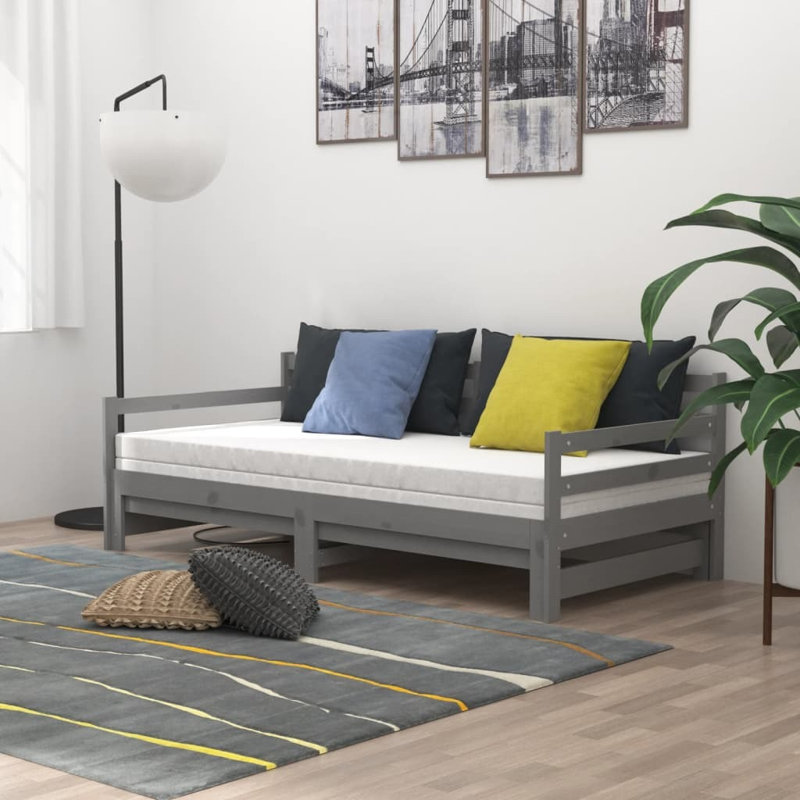 Arlow Solid Wood Daybed, Grey
