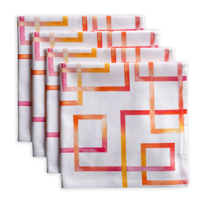 Maison d'Hermine Summer Maze 100% Cotton Napkins - 20" x 20"