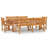 Bleecker Rectangular 5 - Piece 6 - Person 200Cm L Outdoor Table Set-1243723175