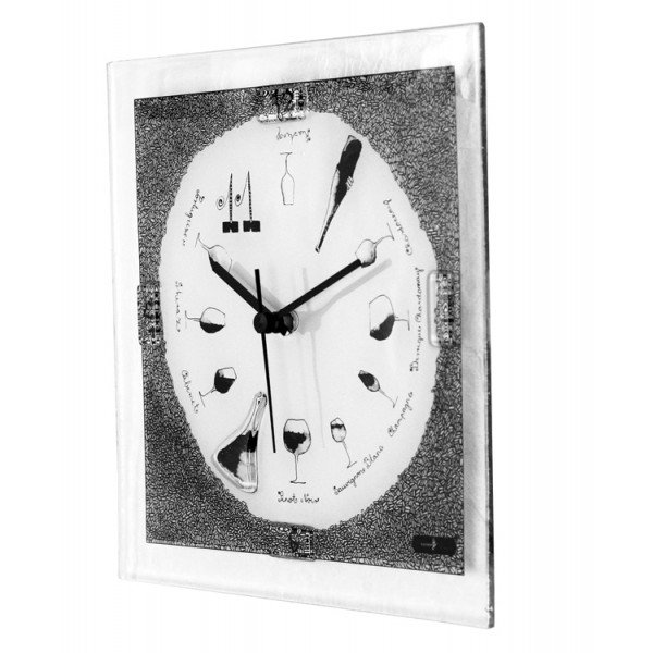 Glass Wall Clock