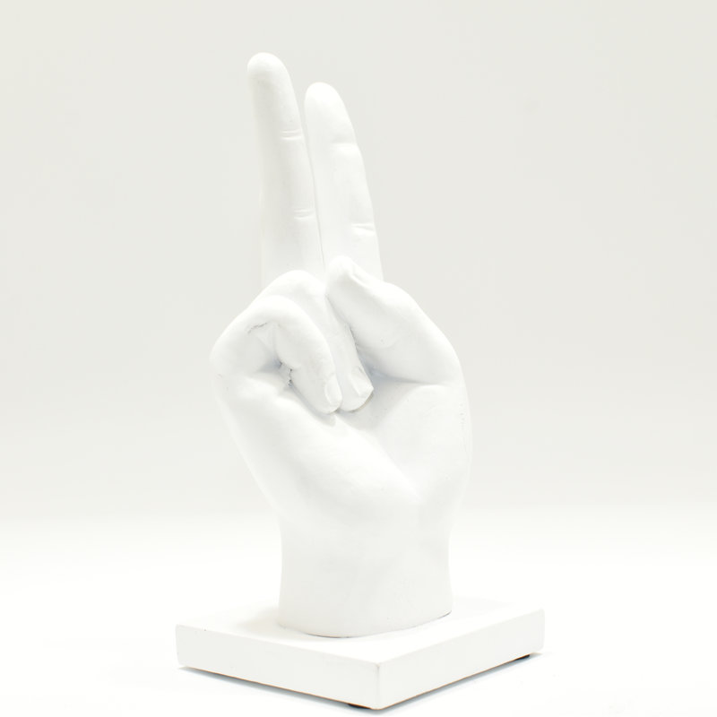 Sculpture Adam & Friends Home Decor | 1 pièce, Blanc