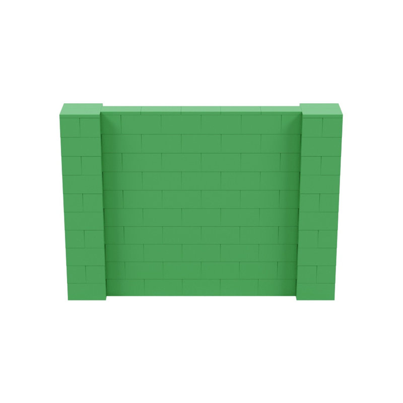 Ensemble mural de blocs géants 7 'T, H 60 po x l 84 po x P 12 po, Vert