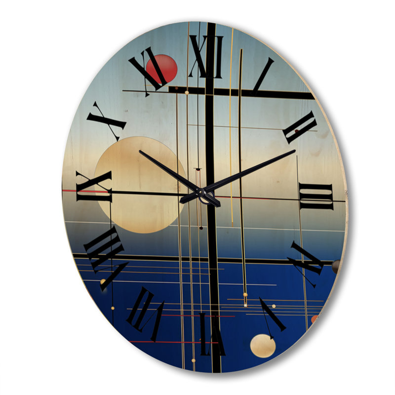 Horloge murale moderne Surles, Très grand