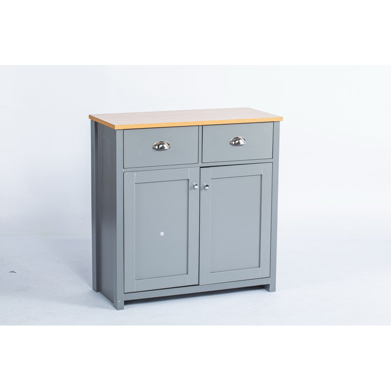 Bollman 79cm Sideboard, Oak/Grey