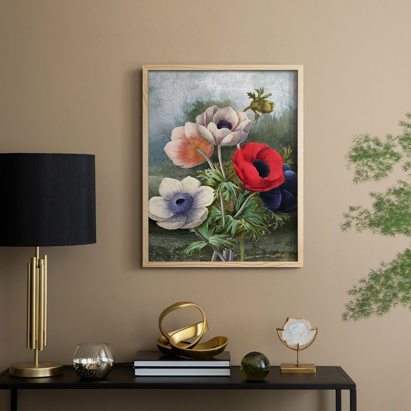 «Botanical Landscape III», reproduction encadrée - bois massif, Naturel, H 30 po x l 24 po