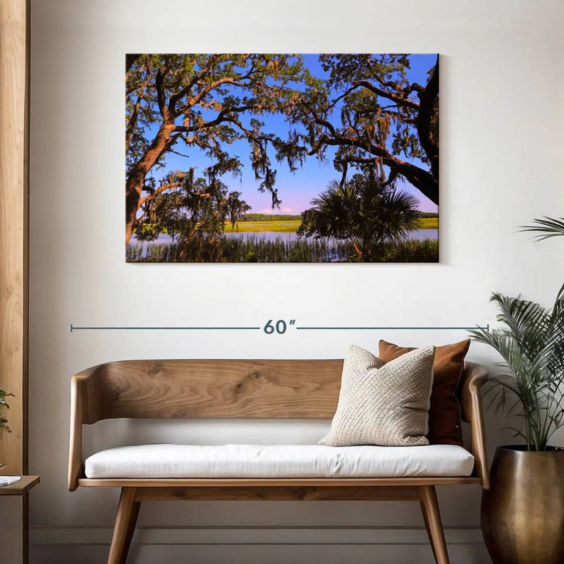 Lowcountry Marsh Oak Trees, 30" H x 45" W