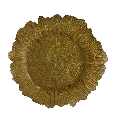 Sponge 13.75" Glass Charger Plate
