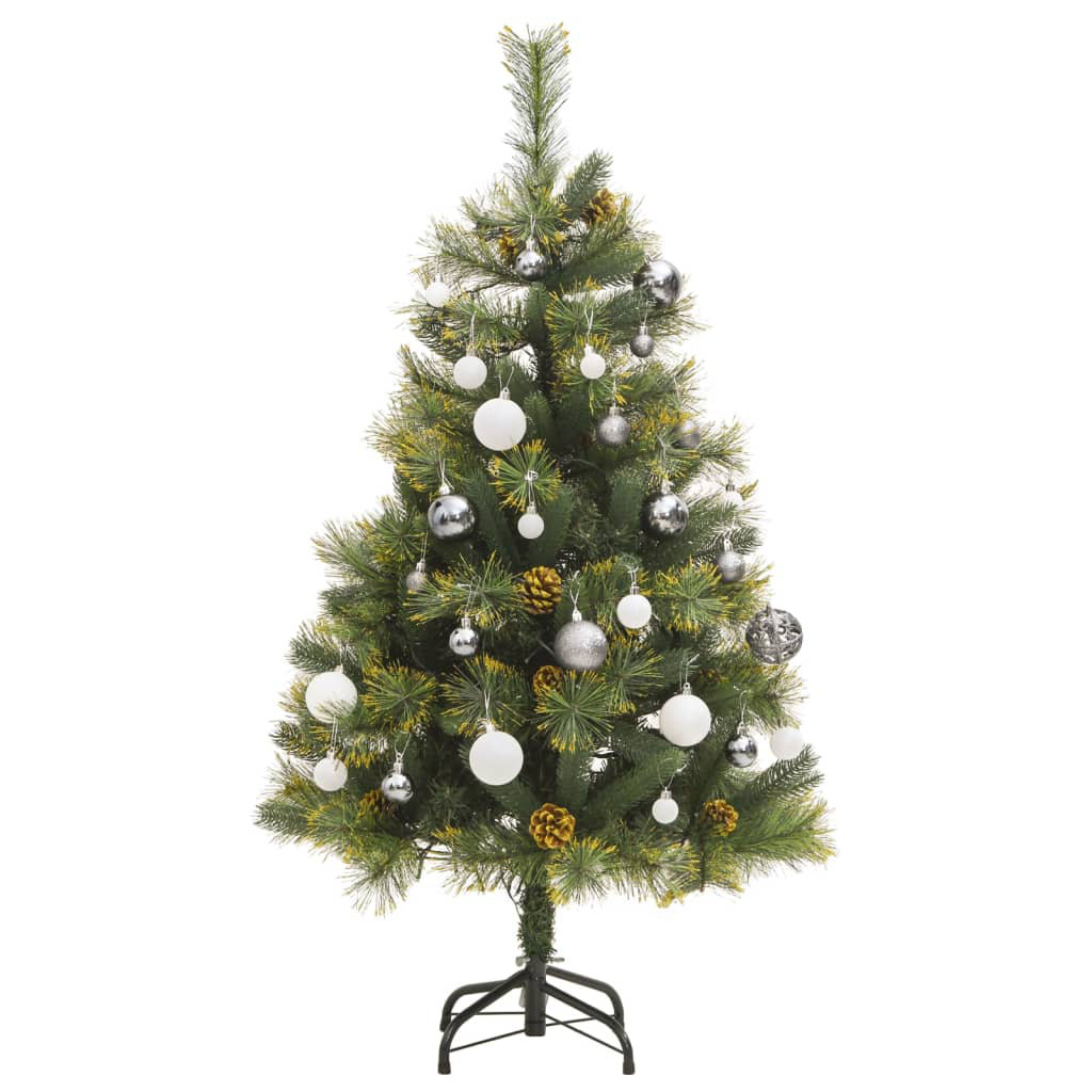 Künstlicher Weihnachtsbaum 150 cm Weiß mit Leuchten