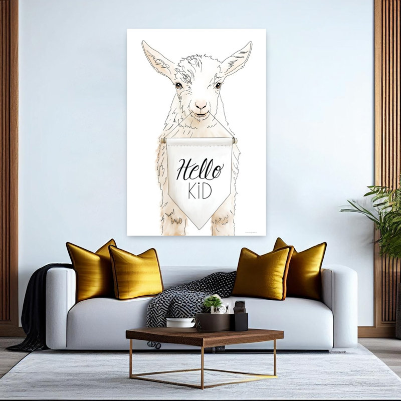 Hello Kids, art contemporain, H 60 po x l 40 po