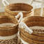 Key Largo Handmade Seagrass Metal General Basket Set
