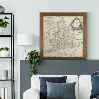 " Map Of England & Wales "