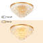 Lustre encastré 13 lumières en cristal K9