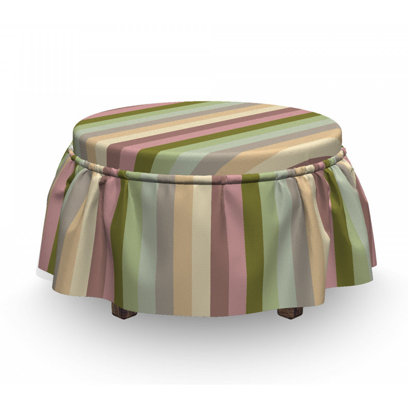 Housse pour repose-pieds tranches