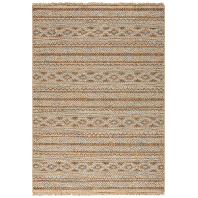 Lashaunna Wicker Performance Southwestern Rug, Rectangle 5'3" x 7'6"
