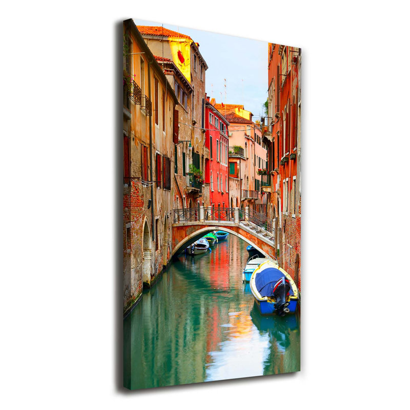 Italian Tenement House - Wrapped Canvas Art Prints