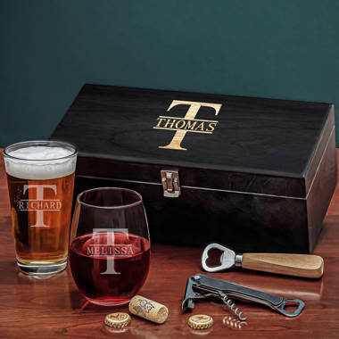 Unbreakable Custom Glencairn Whiskey Travel Kit - 9pc Stanford Set Home Wet Bar Customize: Yes