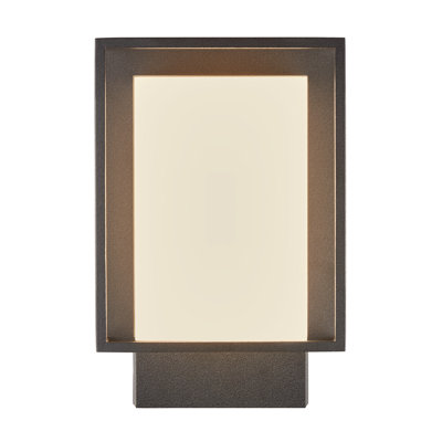 1 - Bulb 22.1 cm H Hardwired Integrated LED Outdoor Wall Lantern