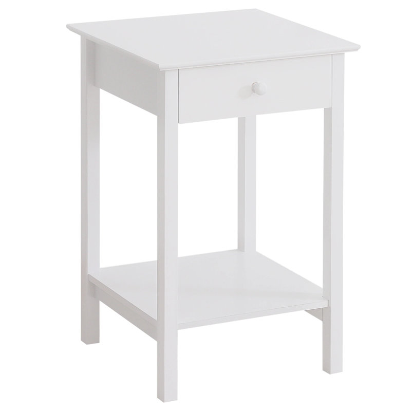 Ankeus 39cm W Manufactured Wood Bedside Table