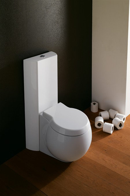 Couvercle de siège de toilette chromé Planet