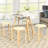 Upholstered Counter Stool with Solid Wood Frame-809425786