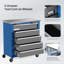 Coffre à outils à 5 tiroirs, armoire à outils verrouillable avec glissières à roulement à billes en acier inoxydable, chariot à outils robuste pour atelier de garage l 26 po x P 13,5 po x H 29 po