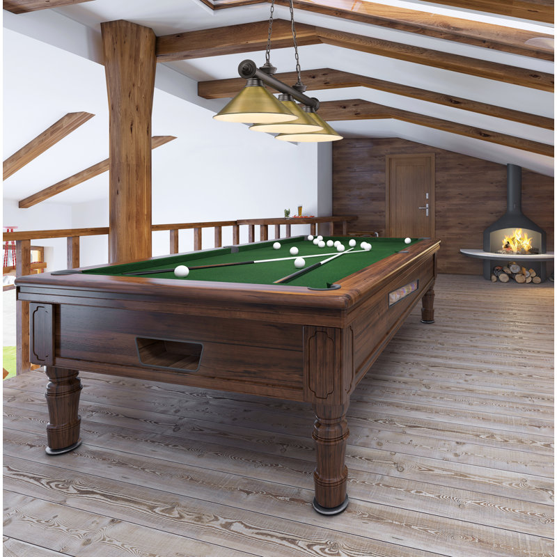 Annaleisa 3 - Light Pool Table Lights Pendant, Rubbed Brass