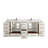 Aberdeen 84'' Double Bathroom Vanity with Quartz Top-102097547