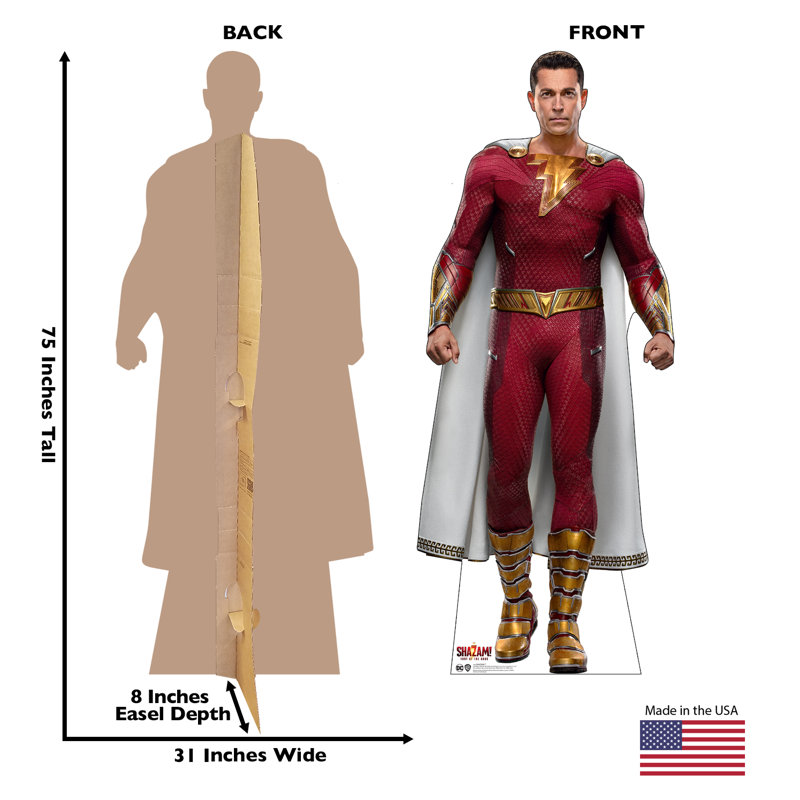 75'' Shazam Fury of the Gods Cardboard Standup