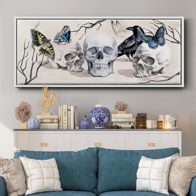 Nevermore Collection D- Framed Canvas