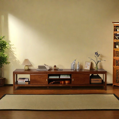 Chinese style solid wood TV stand