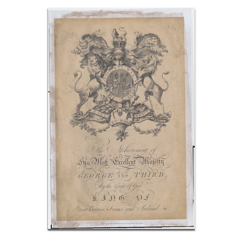 « peering of england i », impression, H 36 po x l 24 po x P 1,5 po, Toile tendue