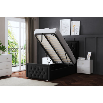 Allegra Upholstered Ottoman Bed with Headboard