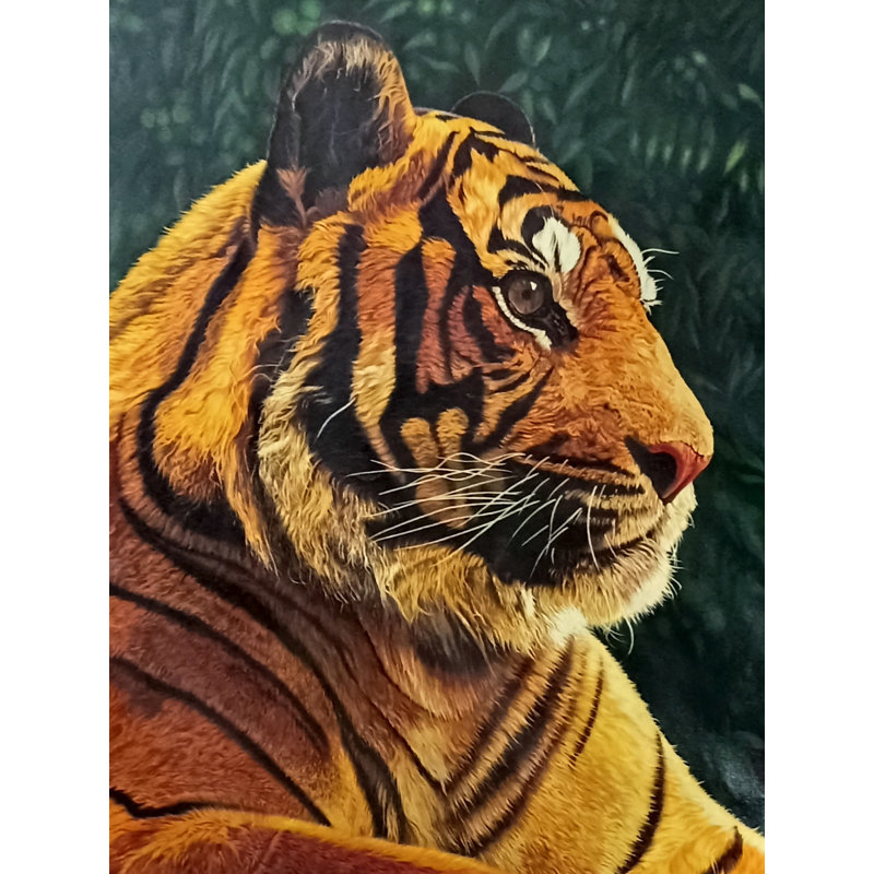 Tigre royal du Bengale | Peinture à l'huile sur toile par Arun Kumar