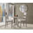 Classic White 30-Inch Round Pedestal Table with Space-Saving Design-90108565-90108566