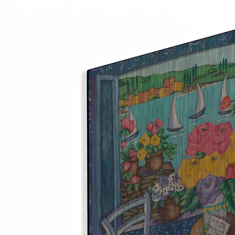 «Une Vue de Reve» par Holly Wojhan, art mural en métal, 16 po x 24 po, H 24 po x l 16 po