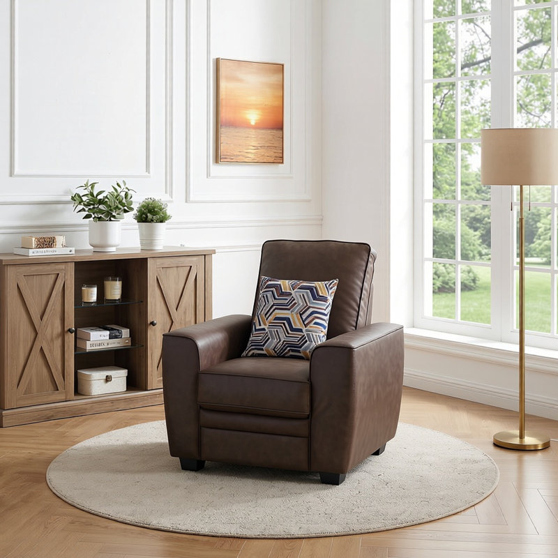 Fauteuil 36,6 po, Brun