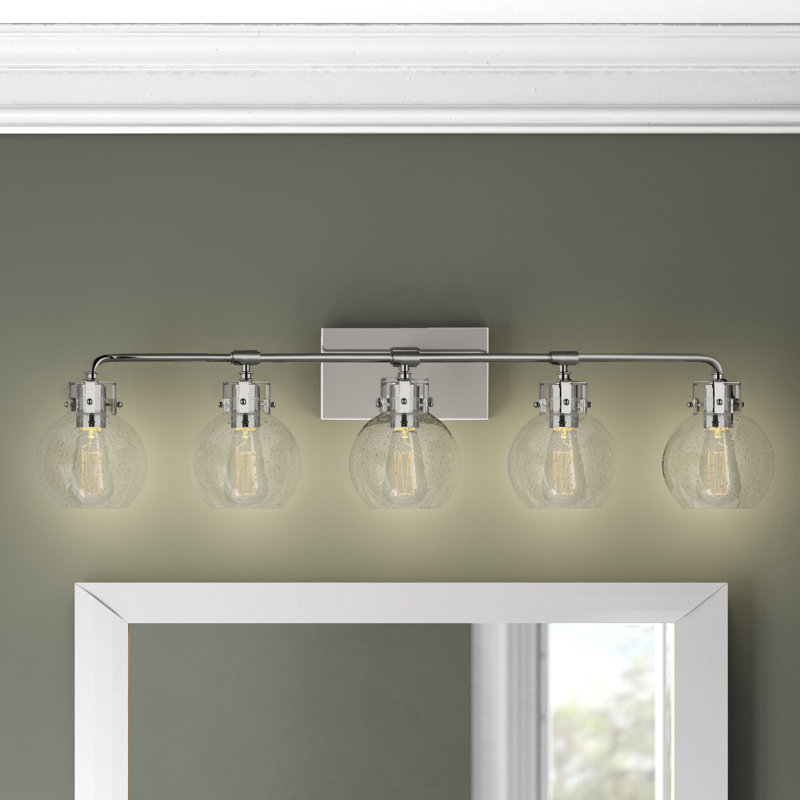 Byrne 5 - Light Dimmable Vanity Light, Satin Nickel