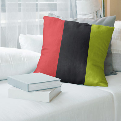 Striped Linen Throw Pillow