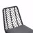 Set Of 2 Outdoor Patio Chair, With 2 Grey Cushions